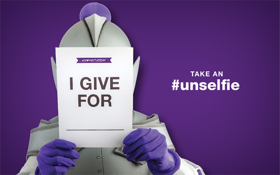 Giving Tuesday Unselfie